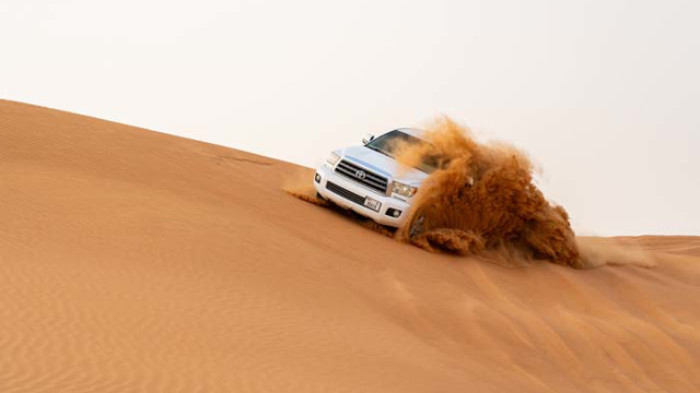 Dune bashing