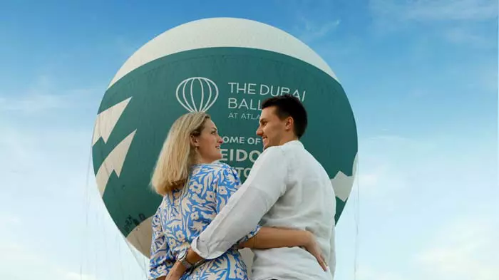 Воздушный шар The Dubai Balloon в Атлантисе