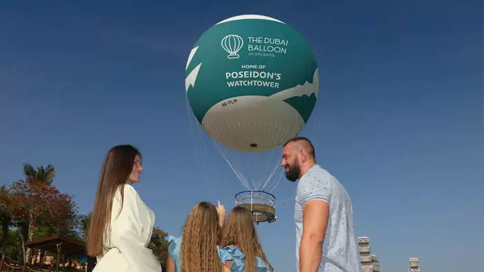 Воздушный шар The Dubai Balloon в Атлантисе