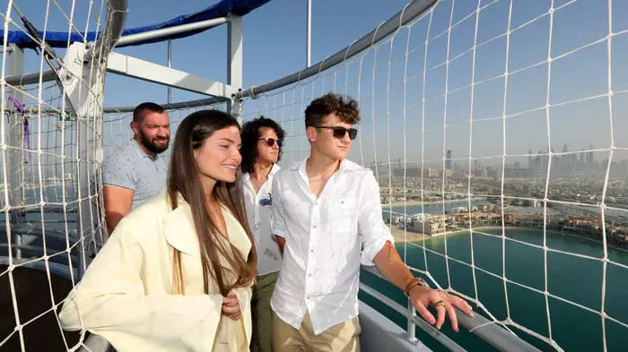 Воздушный шар The Dubai Balloon в Атлантисе