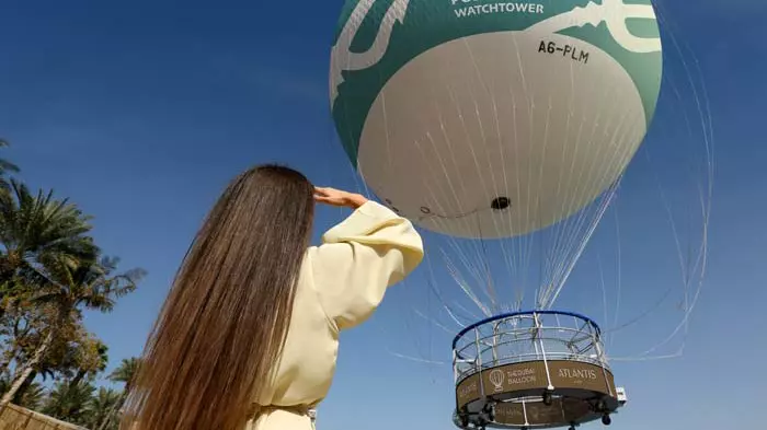 Воздушный шар The Dubai Balloon в Атлантисе