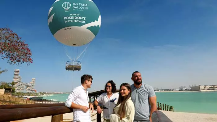 Воздушный шар The Dubai Balloon в Атлантисе