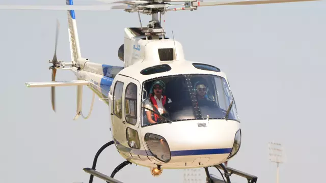 Helicopter Flight from Dubai Police Academy by HeliDubai