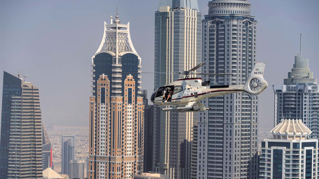 Helicopter flight from the Palm Island, Dubai - Photo 13