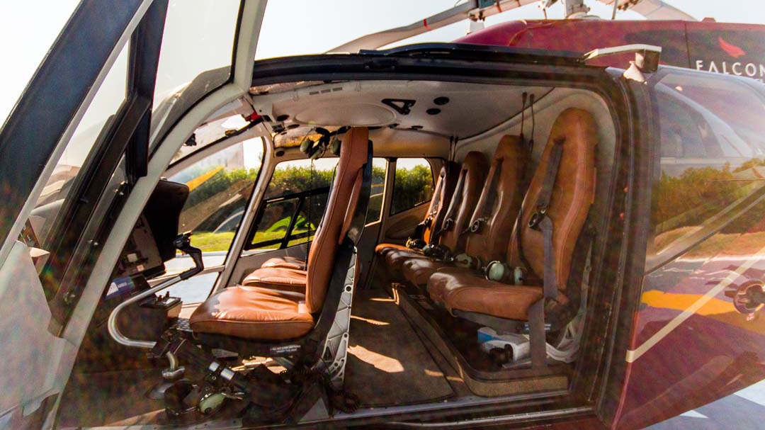 Helicopter inside