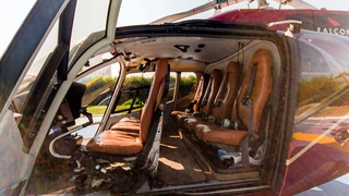 Helicopter inside
