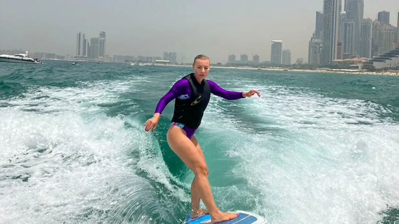 Wakesurfing from Dubai Marina – Bild 3